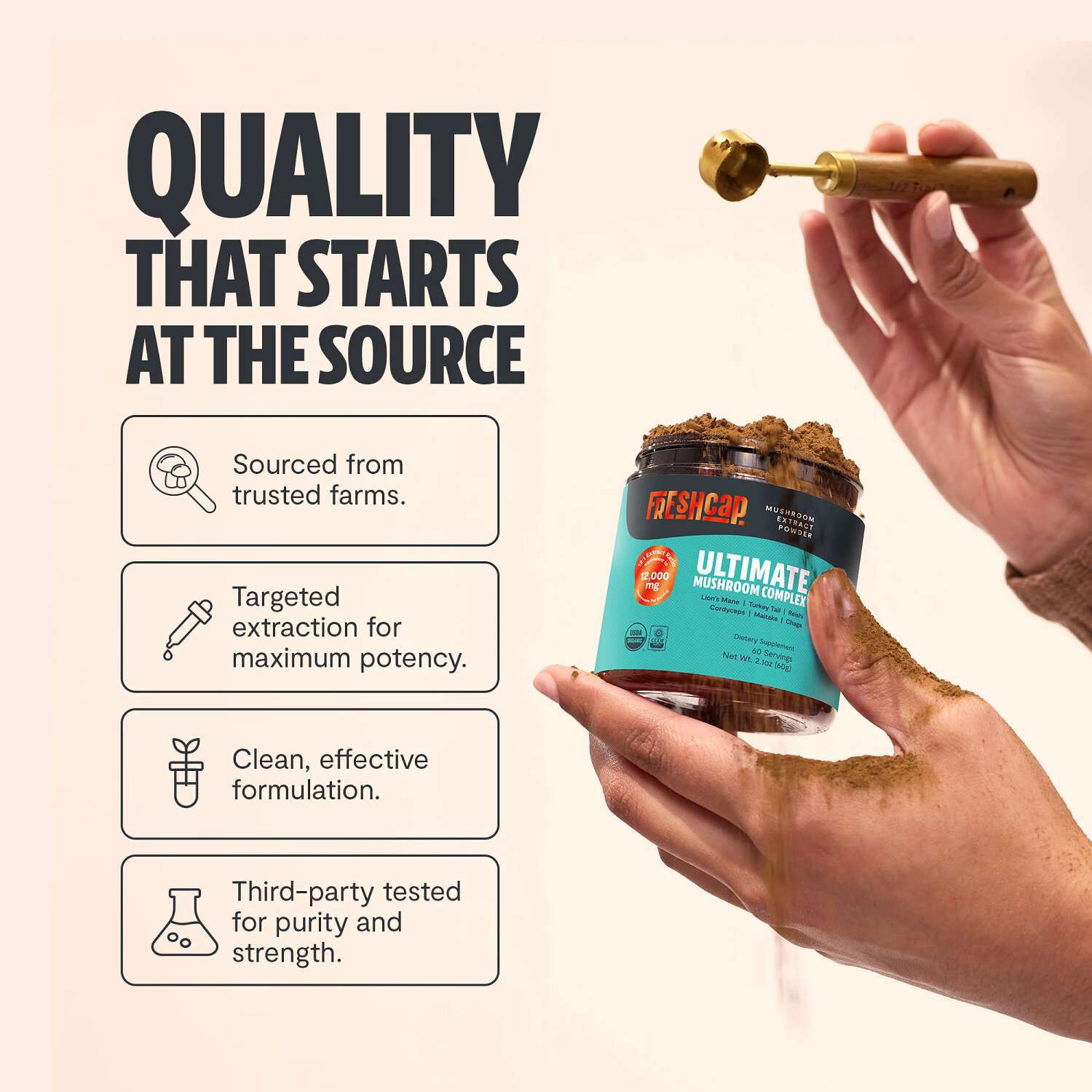 Ultimate Mushroom Complex - 2.1 oz. (60 Servings)  | GNC